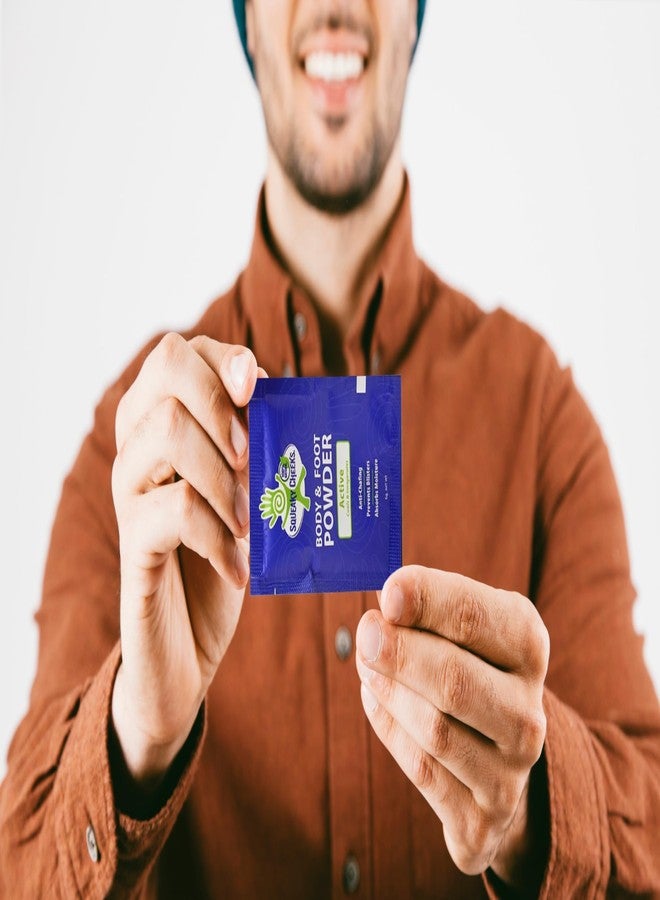 Squeaky Cheeks Squeaky Sticks -Active Blend, Talc-Free, All Natural Convenient Single-Use Powder Sachets for Travel, Outdoors & On-the-Go Freshness Relief from Chafing Sweat and Odor (6g X 10 pack) - Image 5